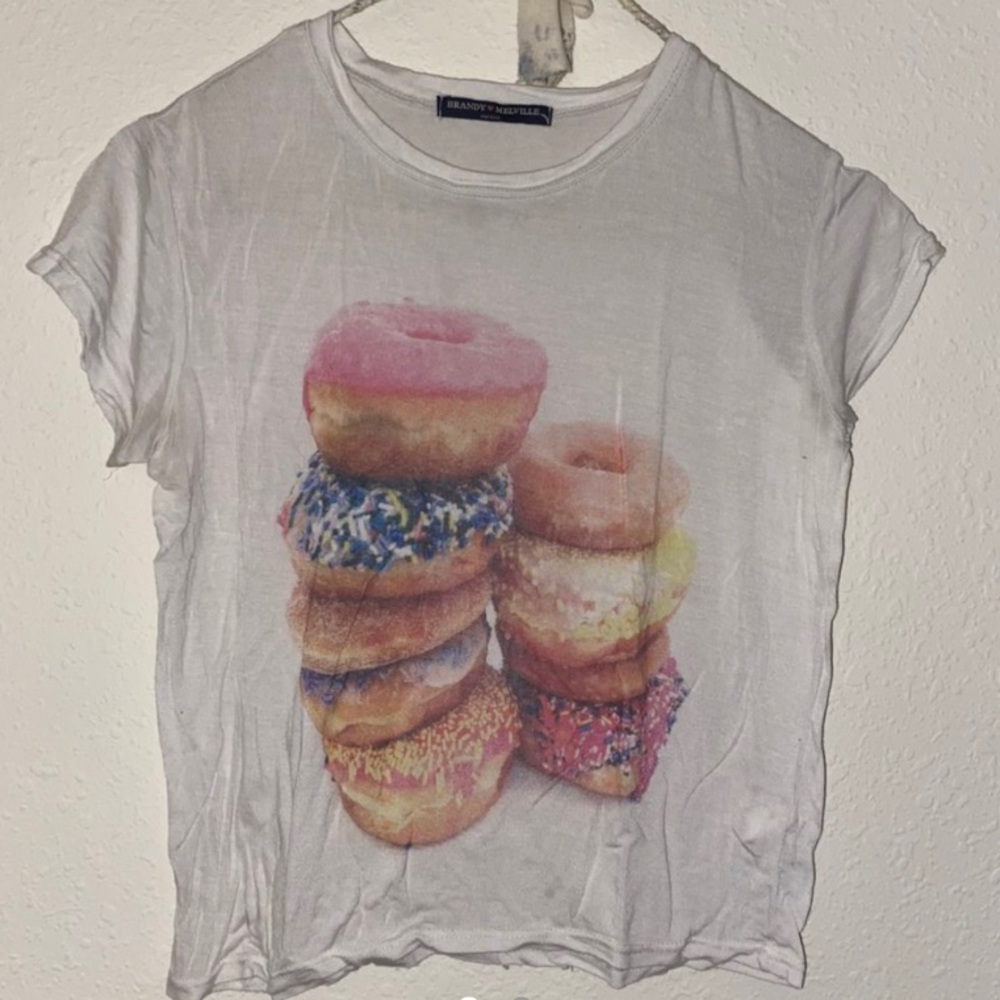 Donut cropped tee